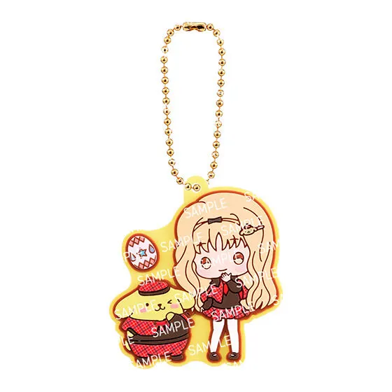 しゅごキャラ!×サンリオキャラクターズ スペシャルラバーマスコット 真城 りま × ポムポムプリン
