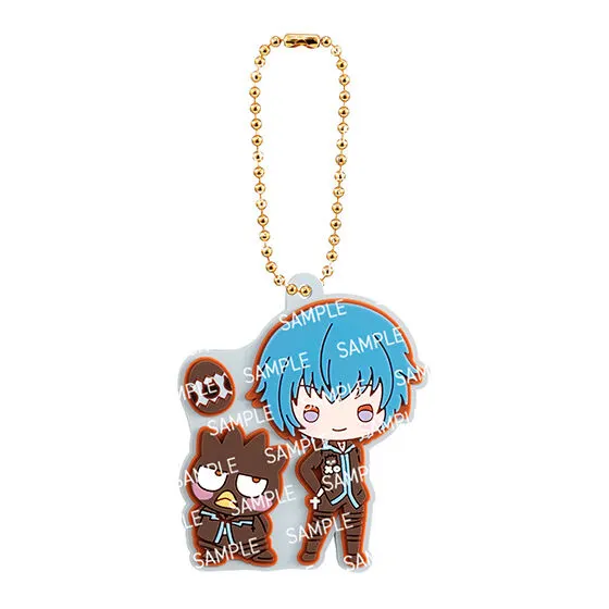 しゅごキャラ!×サンリオキャラクターズ スペシャルラバーマスコット 月詠 イクト × バッドばつ丸