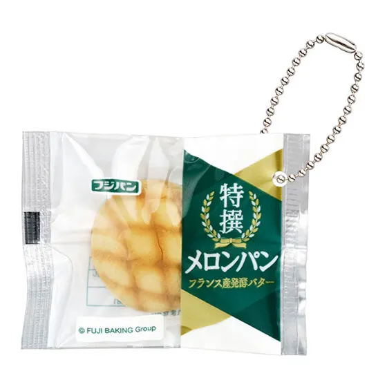 フジパン スクイーズマスコットチャーム 特撰メロンパン