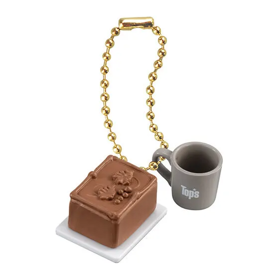 Tops ミニチュアチャーム2 チョコレートケーキS+マグカップ