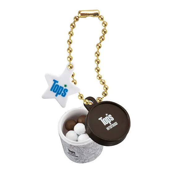Tops ミニチュアチャーム2 ボールクッキー(チョコ&プレーン)