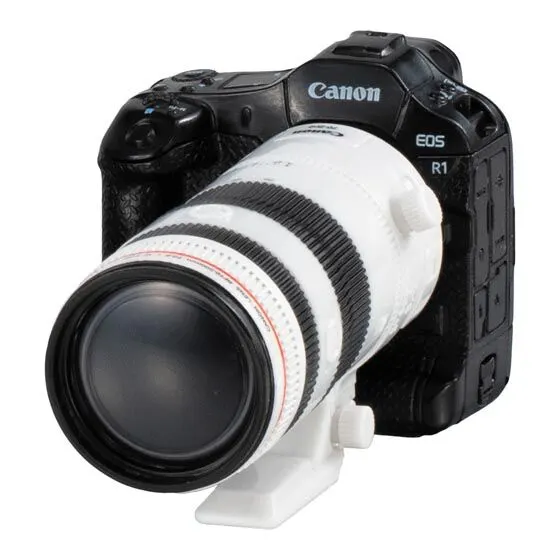 Canon ミニチュアカメラコレクション EOS R1+RF70-200mm F2.8 L IS USM Z(ホワイト)