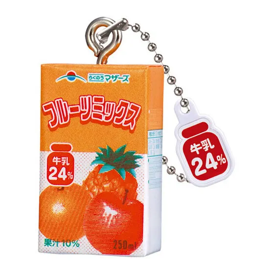 らくのうマザーズ ミニチュアチャーム フルーツミックス 250ml