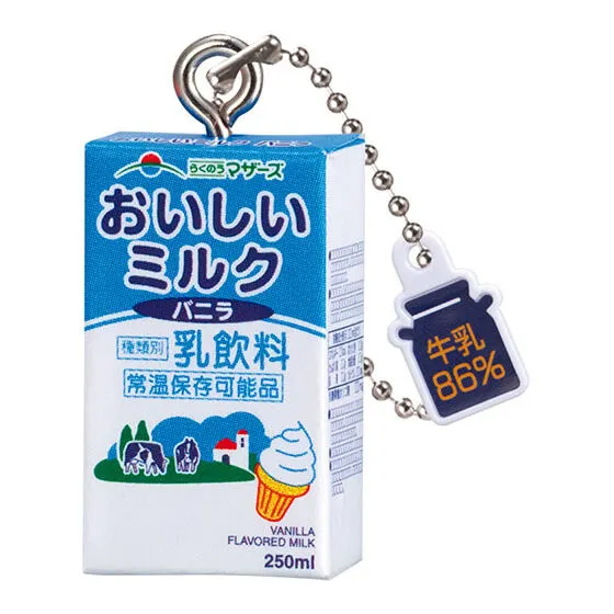 らくのうマザーズ ミニチュアチャーム おいしいミルクバニラ 250ml
