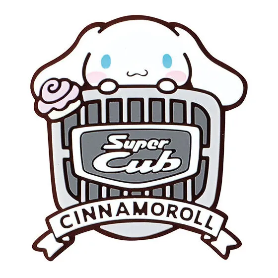 サンリオキャラクターズ×Super Cub ラバーマグネット シナモロールB