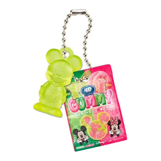 “ディズニー＆ピクサーキャラクター” 4D GUMMY ミニチュアチャーム 4Dグミ2／ディズニーキャラクター