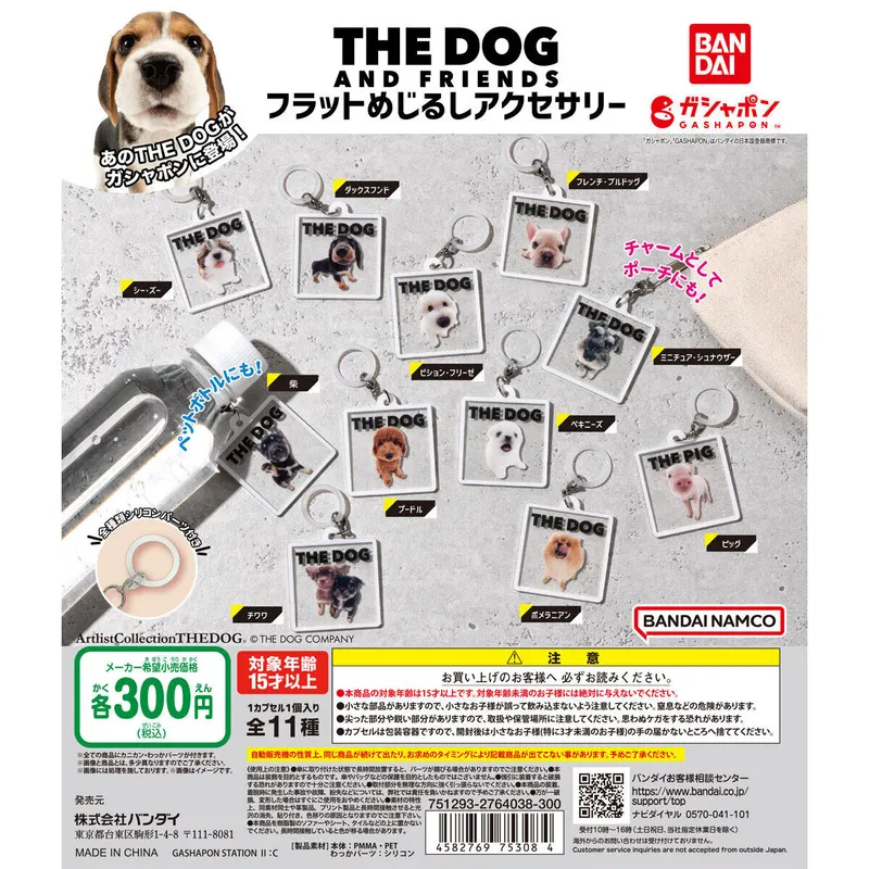 THE DOG フラットめじるしアクセサリーの台紙