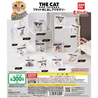 THE CAT AND FRIENDS フラットめじるしアクセサリーの画像