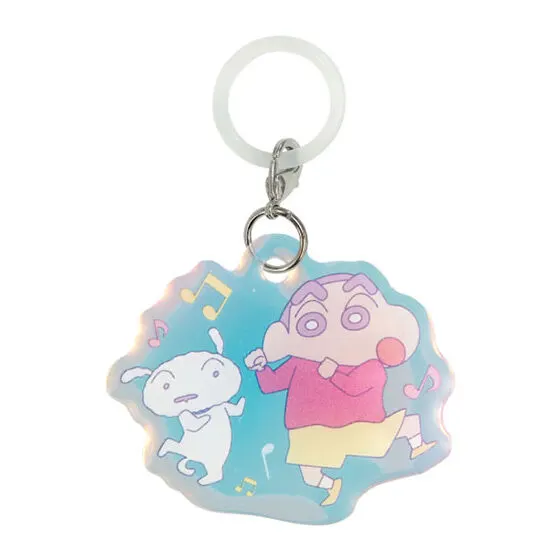 クレヨンしんちゃん ぷっくりアクリルめじるしアクセサリー シロ&しんちゃん