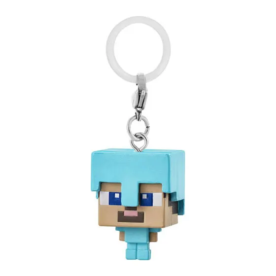 MINECRAFT めじるしアクセサリー chibi 2 Steve with Diamond Armor