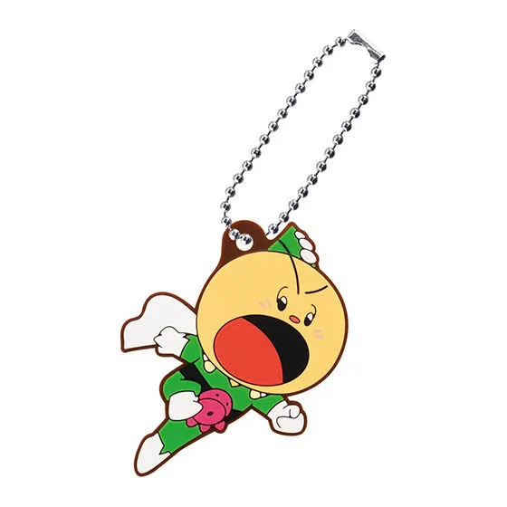たこやきマントマン カプセルラバーマスコット グリーンA