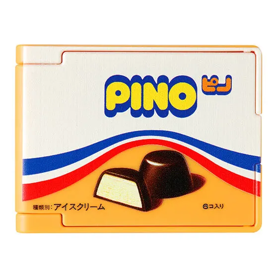 森永乳業のアイス ミニチュアミラーコレクション Pino(1976)
