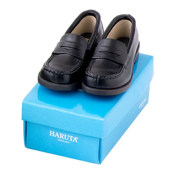 HARUTA ローファーコレクション おでこローファー（黒）