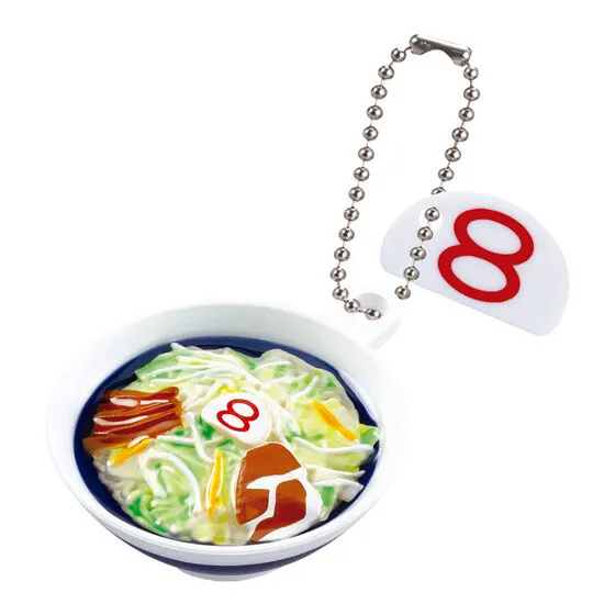 8番らーめん ミニチュアフィギュアチャームコレクション 野菜らーめん