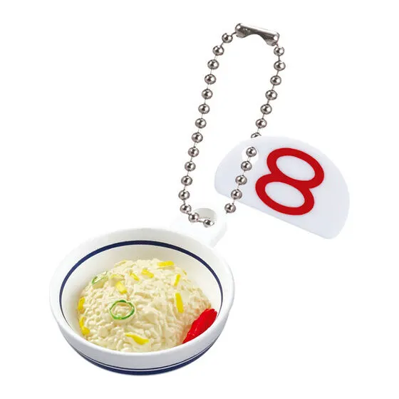 8番らーめん ミニチュアフィギュアチャームコレクション ミニ炒飯