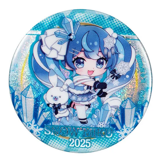 初音ミク 雪ミクあそーと~SNOW MIKU 2025~ C賞缶バッジ 雪ミク2025(A)