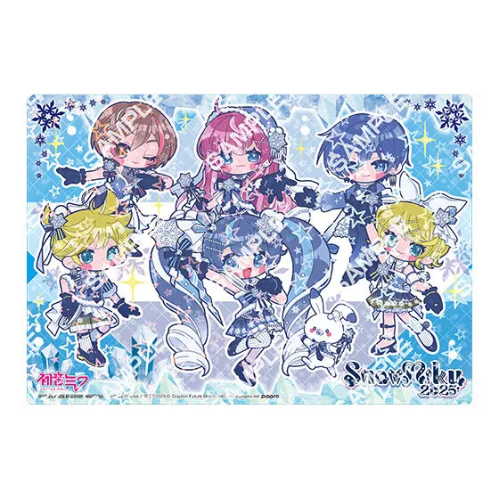初音ミク SNOW MIKU 2025 クリアビジュアルポスター 【デザインF】Art by itousa