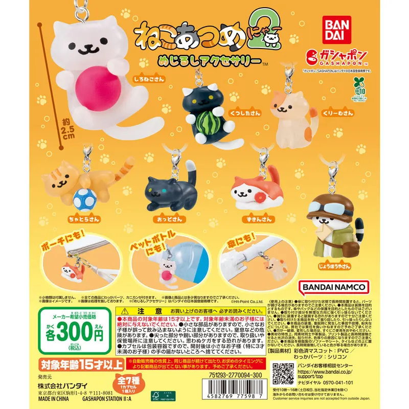 ねこあつめ2 めじるしアクセサリーの台紙
