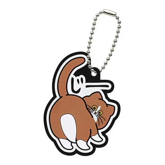 鴻池剛と猫のぽんた ニャアアアン! カプセルラバーマスコット ぽんた5