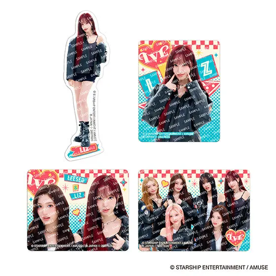 IVE FROM STARSHIP ENTERTAINMENT WITH AMUSE ステッカーコレクション LIZ