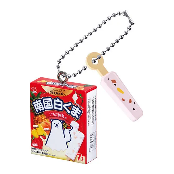 セイカ食品株式会社 ミニチュアチャームコレクション3 南国白くまバーマルチ(いちご練乳)