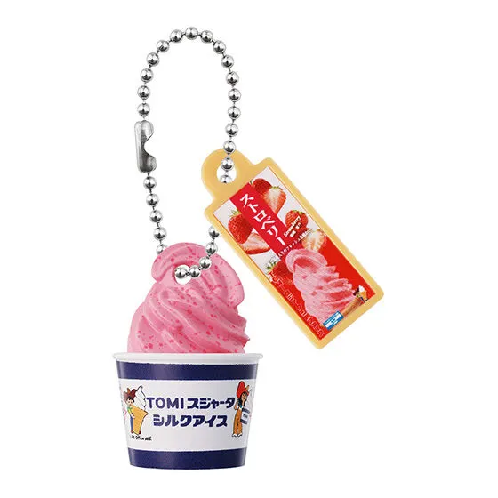 TOMIスジャータシルクアイスミニチャーム2 ストロベリー(果肉入り)