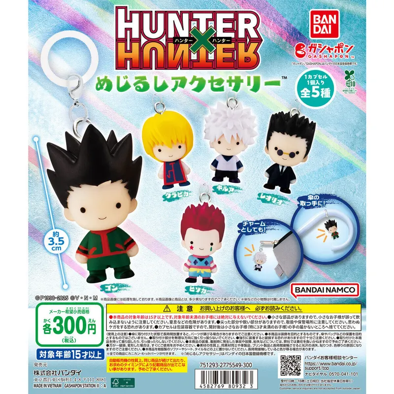 HUNTER×HUNTER めじるしアクセサリーの台紙