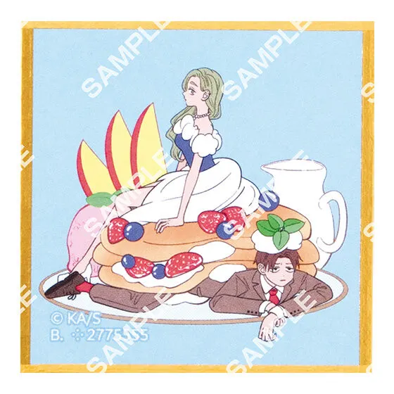 豆ガシャ色紙 正反対な君と僕 デザインI
