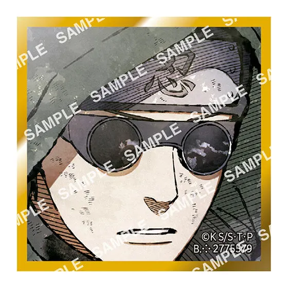 豆ガシャ色紙 NARUTO-ナルト- 疾風伝 第三弾 油女シノ