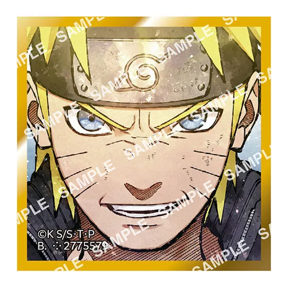 豆ガシャ色紙 NARUTO-ナルト- 疾風伝 第三弾 うずまきナルト