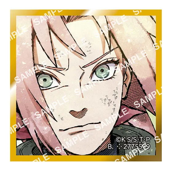 豆ガシャ色紙 NARUTO-ナルト- 疾風伝 第三弾 春野サクラ
