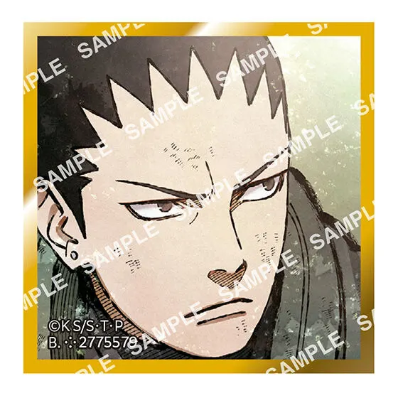 豆ガシャ色紙 NARUTO-ナルト- 疾風伝 第三弾 奈良シカマル