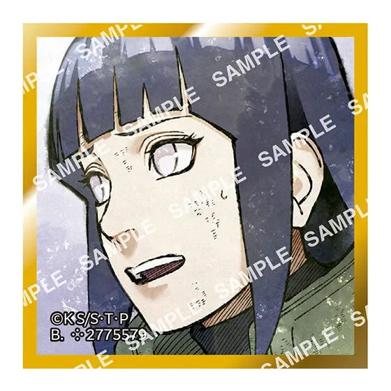 豆ガシャ色紙 NARUTO-ナルト- 疾風伝 第三弾 日向ヒナタ