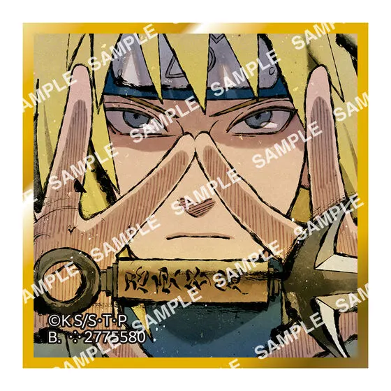 豆ガシャ色紙 NARUTO-ナルト- 疾風伝 第四弾 波風ミナト
