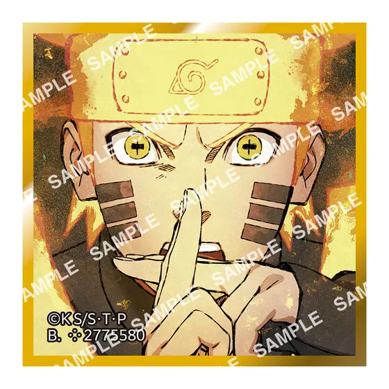 豆ガシャ色紙 NARUTO-ナルト- 疾風伝 第四弾 うずまきナルト