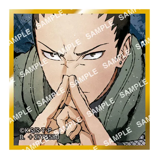 豆ガシャ色紙 NARUTO-ナルト- 疾風伝 第四弾 奈良シカマル