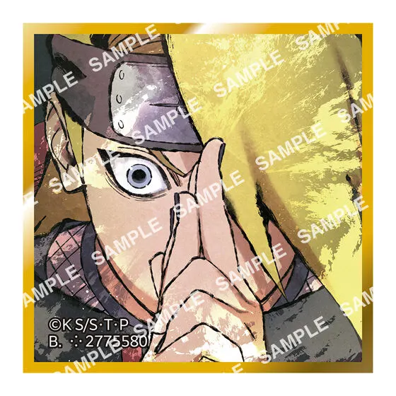 豆ガシャ色紙 NARUTO-ナルト- 疾風伝 第四弾 デイダラ