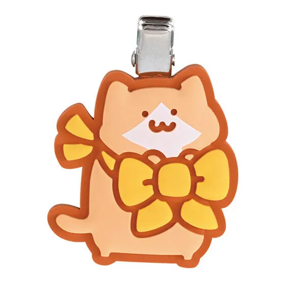 お文具といっしょ カプセルヘアクリップなのです ~リボンがいっぱい!~ 子猫さん