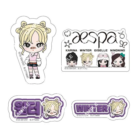 aespa フレークシール WINTER