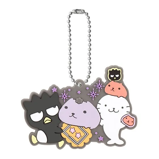 カピバラさん20th×サンリオキャラクターズ スペシャルラバーマスコット リーゼントくん × バッドばつ丸 A