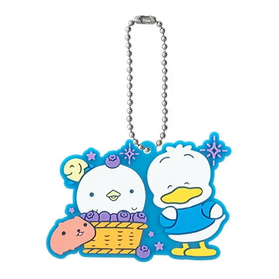 カピバラさん20th×サンリオキャラクターズ スペシャルラバーマスコット なまけものくん × あひるのペックル A