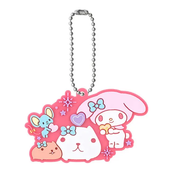 カピバラさん20th×サンリオキャラクターズ スペシャルラバーマスコット ホワイトさん × マイメロディ A