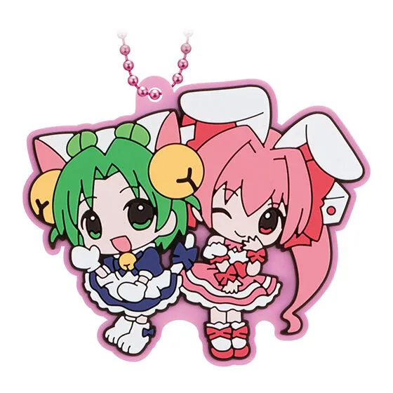 デ・ジ・キャラット カプセルラバーマスコット でじこ&うさだ