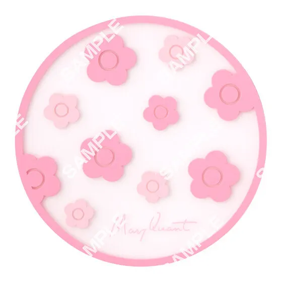 MARY QUANT クリアラバーコースター デザインD