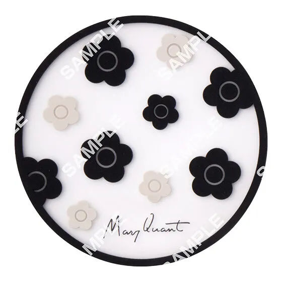 MARY QUANT クリアラバーコースター デザインE