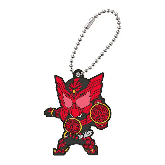 仮面ライダーシリーズ レジェンドライダー カプセルラバーマスコット6 仮面ライダーオーズ タジャドル コンボ