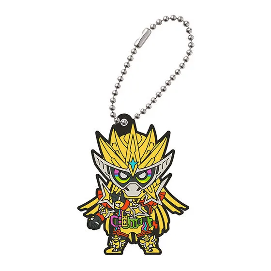 仮面ライダーシリーズ レジェンドライダー カプセルラバーマスコット6 仮面ライダーエグゼイド ムテキゲーマー