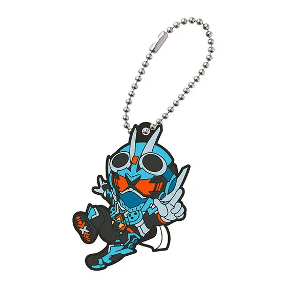 仮面ライダーシリーズ レジェンドライダー カプセルラバーマスコット6 仮面ライダーガッチャード スチームホッパー