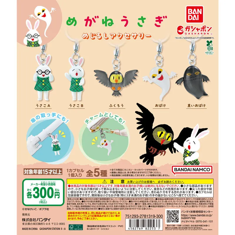 めがねうさぎ めじるしアクセサリーの台紙