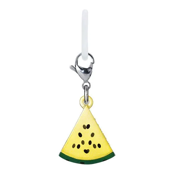 彩り変わった涼を感じる めじるしアクセサリー すいか(黄)